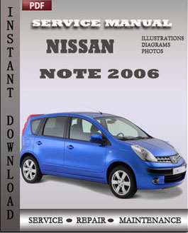 nissan note 2006 owner manual